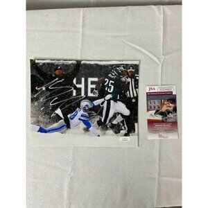 LeSean McCoy signed autographed Philadelphia Eagles 8x10 photo JSA Snow bowl